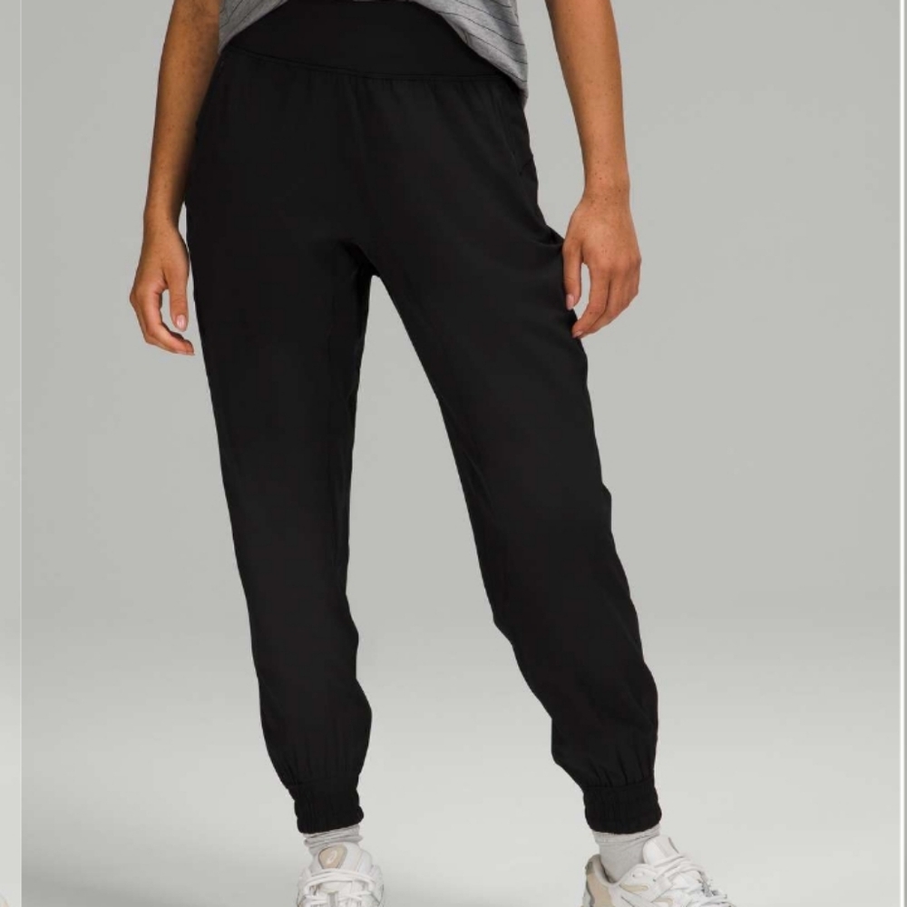 Lululemon Sunsetter High Rise Jogger Full Length Black Sz8